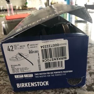 Black Birkenstock’s! Size 42
